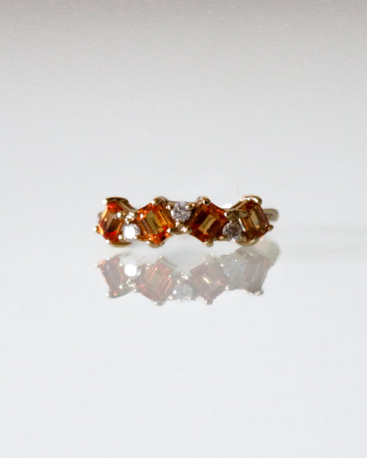 Anillo Éclat zafiros y diamantes