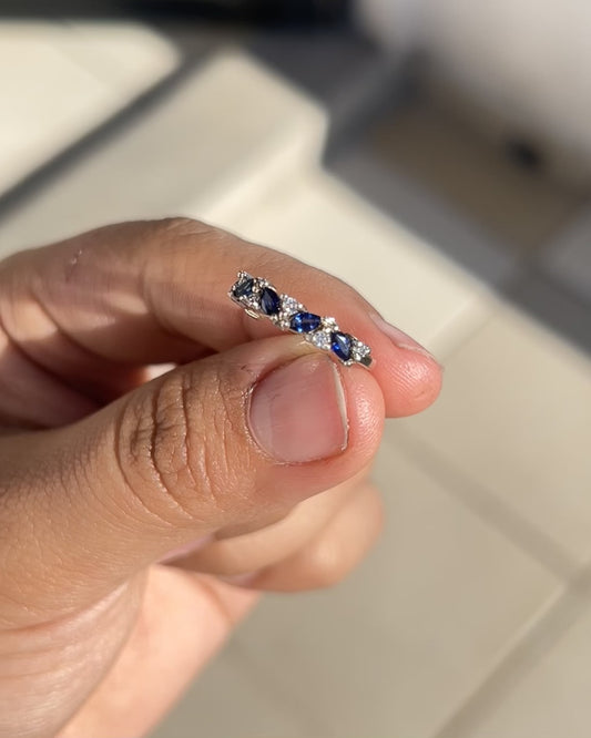 Anillo churumbela zafiros marquesa